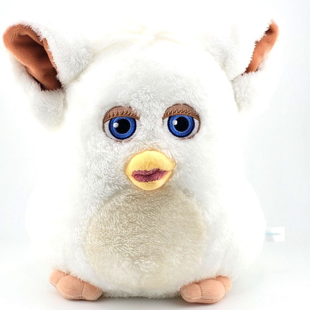 Marshmallow Emoto-Tronic Furby Taito Kuji Last Happy Prize White Plush 2025
